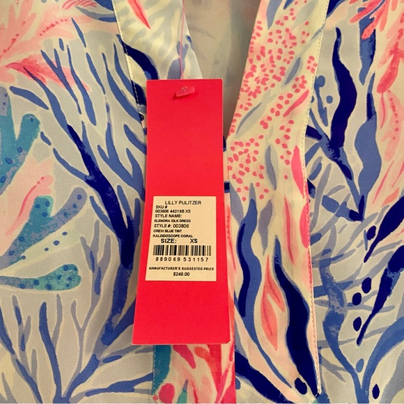NWT Lilly Pulitzer Elenora Silk Dress - Picture 3 of 4